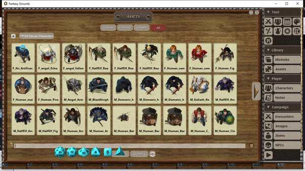 Fantasy Grounds - Devin Night Token Pack 154: Heroic Characters 29