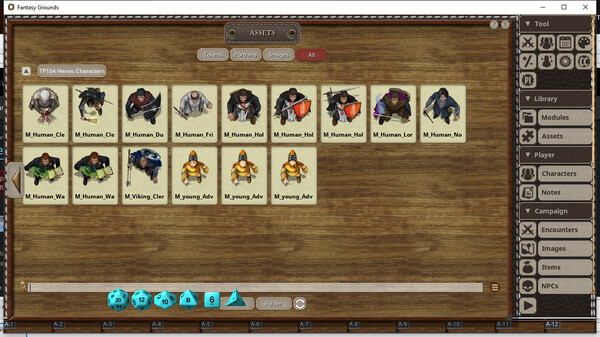 Fantasy Grounds - Devin Night Token Pack 154: Heroic Characters 29