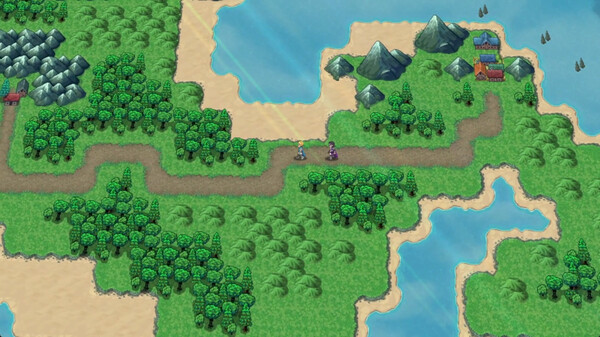 Screenshot of Trials of Cascadia gameplay showing in-action mechanics