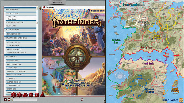 Fantasy Grounds - Pathfinder 2 RPG - Lost Omens: Travel Guide