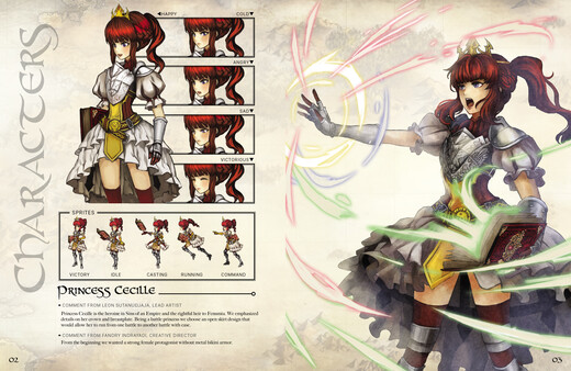 Screenshot z Fallen Legion: Rise to Glory - Digital Art Book Screenshot z Fallen Legion: Rise to Glory - Digital Art Book