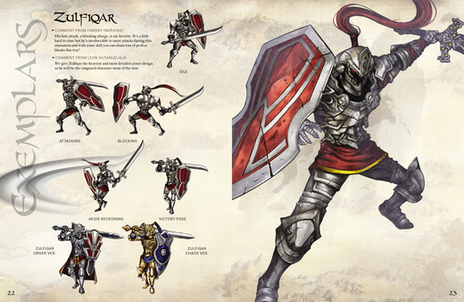 Screenshot z Fallen Legion: Rise to Glory - Digital Art Book Screenshot z Fallen Legion: Rise to Glory - Digital Art Book