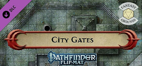 Fantasy Grounds - Pathfinder RPG - Pathfinder Flip-Mat - Classic City Gates