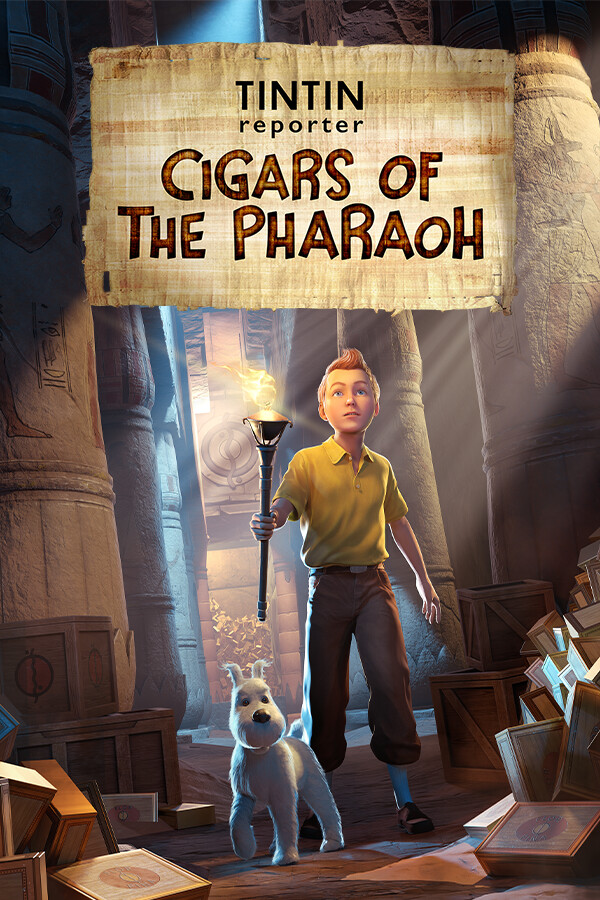 Capa de Tintin Reporter - Cigars of the Pharaoh