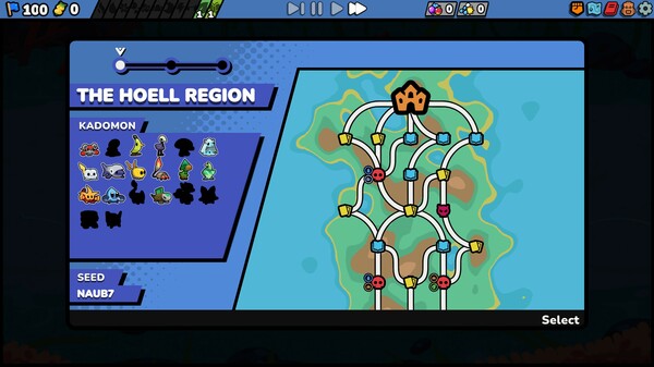 Screenshot z Kādomon: Hyper Auto Battlers