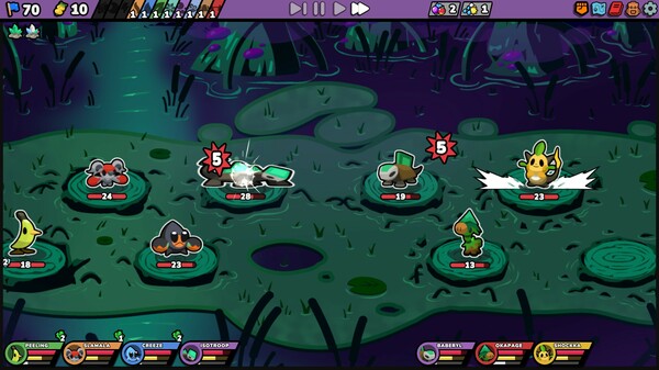 Screenshot z Kādomon: Hyper Auto Battlers