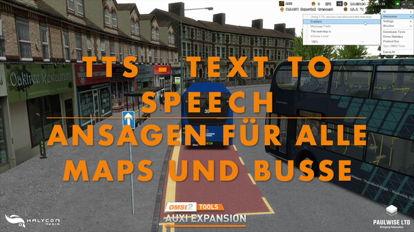 Screenshot z OMSI 2 Tools – AUXI Expansion