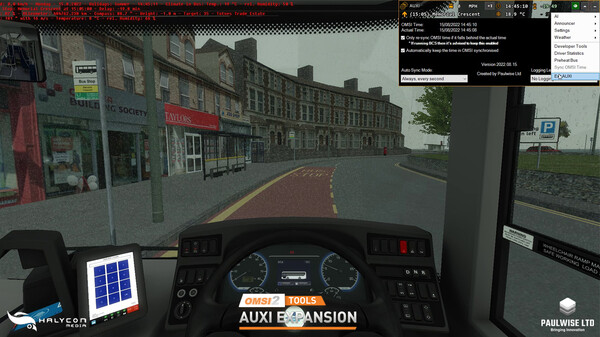 Screenshot z OMSI 2 Tools – AUXI Expansion