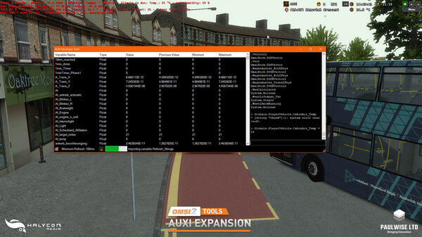 Screenshot z OMSI 2 Tools – AUXI Expansion