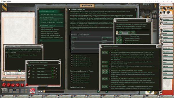 Fantasy Grounds - Fallout RPG - Gamemaster's Toolkit
