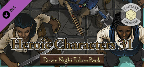 Fantasy Grounds - Devin Night Token Pack 156: Heroic Characters 31 Header Image