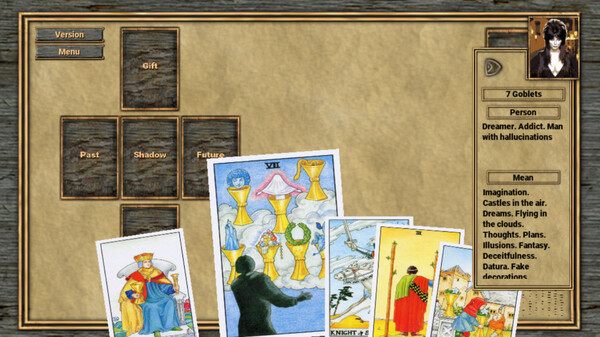 Screenshot z Tarot for Storytelling Screenshot z Tarot for Storytelling