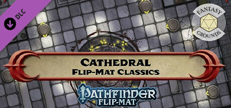 Fantasy Grounds - Pathfinder RPG - Pathfinder Flip-Mat - Classic Cathedral