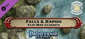 Fantasy Grounds - Pathfinder RPG - Pathfinder Flip-Mat - Classic Falls and Rapids