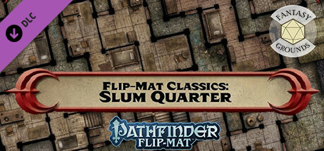 Fantasy Grounds - Pathfinder RPG - Pathfinder Flip-Mat - Classic Slum Quarter Header Image