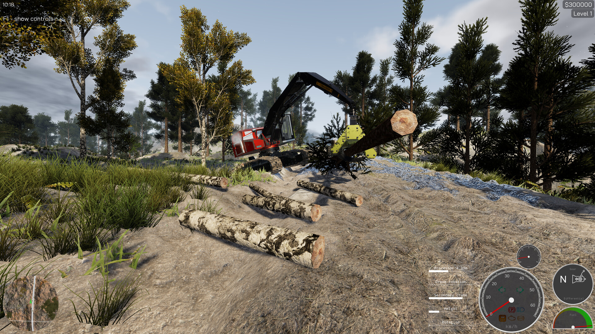 Lumberjack Simulator - Tracked harvester Featured Screenshot #1