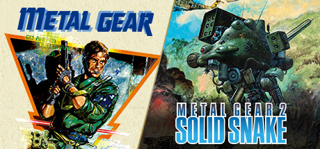 METAL GEAR & METAL GEAR 2: Solid Snake Steam Banner