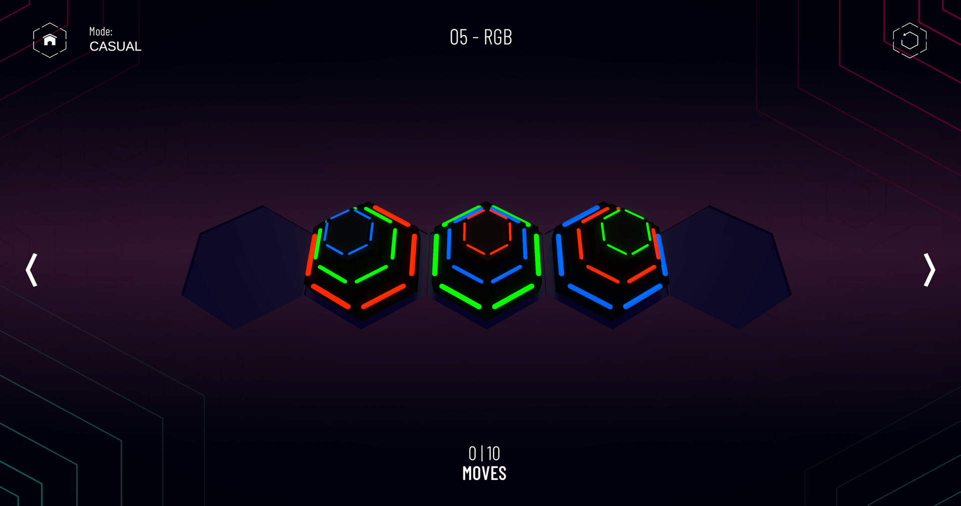 Hanoi Puzzles: Spin Match screenshot 1