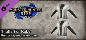 Monster Hunter Rise - "Fluffy Fur Robe" Hunter layered armor piece