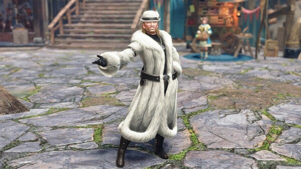 Monster Hunter Rise - "Fluffy Fur Boots" Hunter layered armor piece