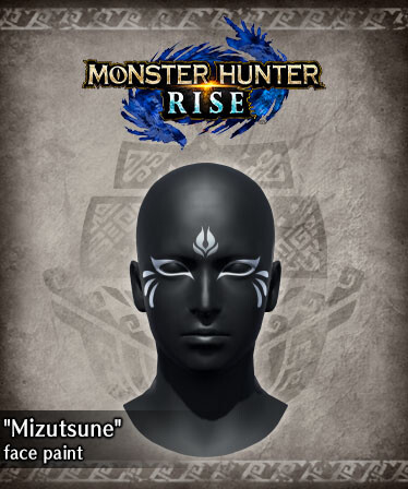 Monster Hunter Rise - &quot;Mizutsune&quot; face paint