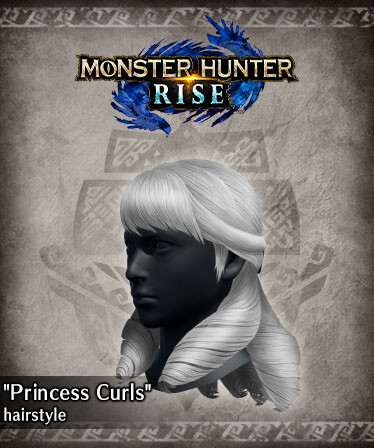 Monster Hunter Rise - &quot;Princess Curls&quot; hairstyle