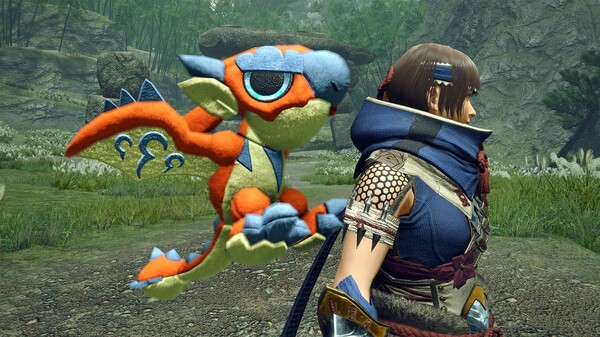Monster Hunter Rise - "Stuffed Rathalos" Hunter layered weapon (Great Sword)