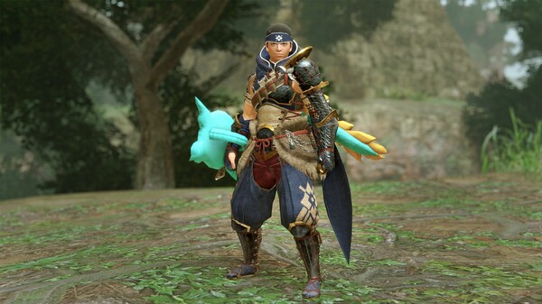 Monster Hunter Rise - Многослойное оружие охотника «Набитый Зиногр» (меч и щит) — скриншот 7