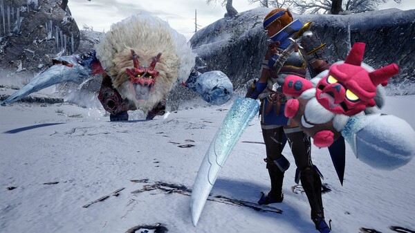Monster Hunter Rise - "Stuffed Goss Harag" Hunter layered weapon (Dual Blades)