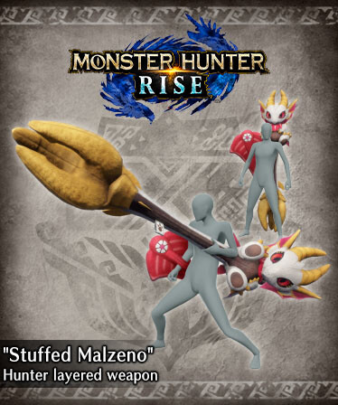 Monster Hunter Rise - &quot;Stuffed Malzeno&quot; Hunter layered weapon (Lance)