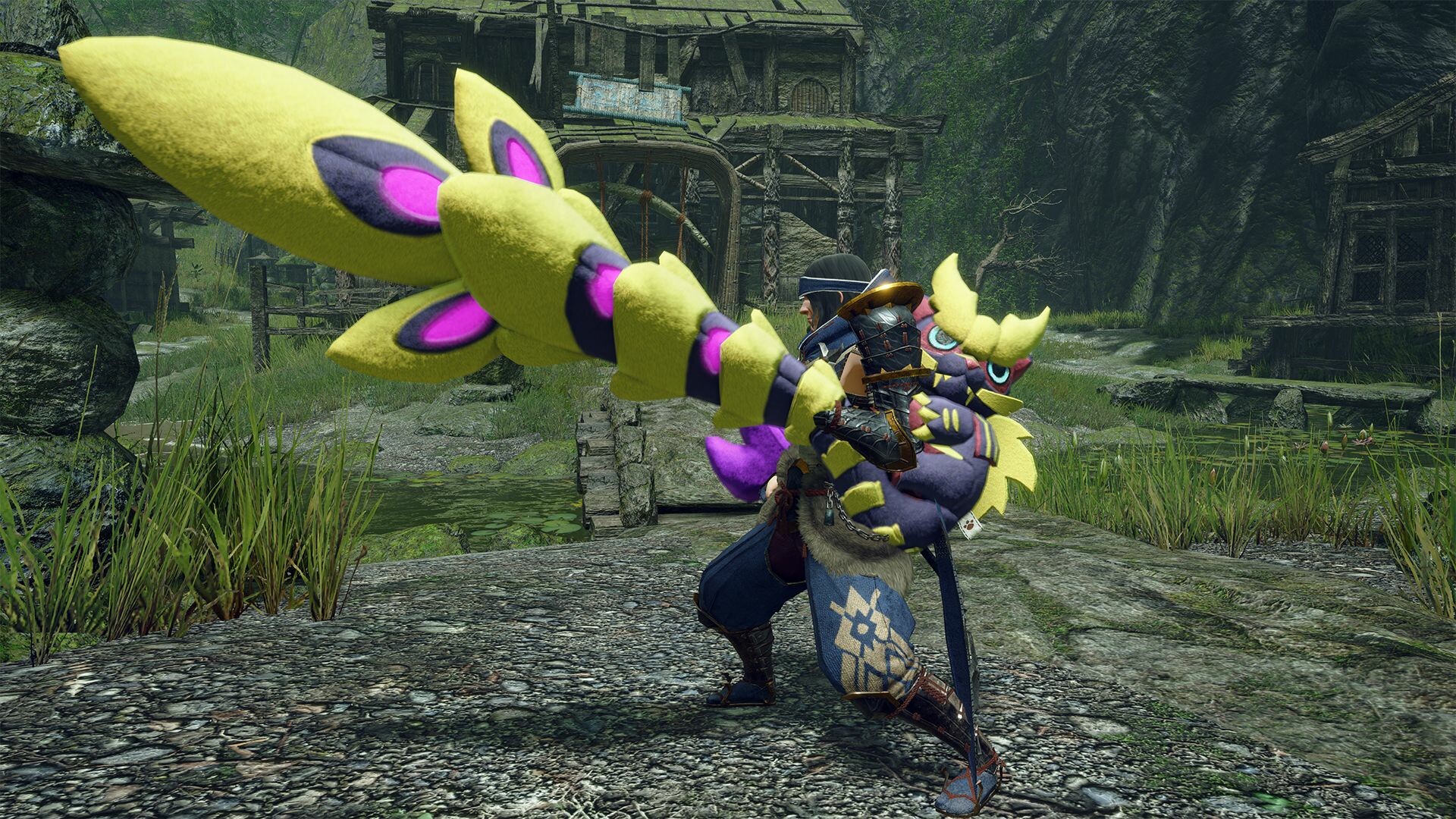 Monster Hunter Rise - "Stuffed Magnamalo" Hunter layered weapon (Gunlance) Featured Screenshot #1