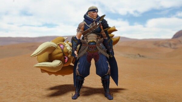 Monster Hunter Rise - "Stuffed Diablos" Hunter layered weapon (Hammer)