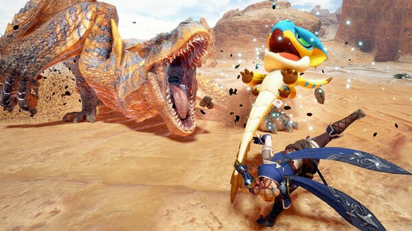 Monster Hunter Rise - "Stuffed Tigrex" Hunter layered weapon (Hunting Horn)