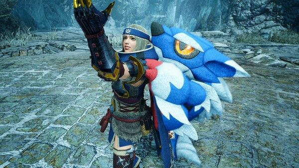Monster Hunter Rise - Многослойное оружие охотника «Набитый Лунагарон» (выкидной топор) — скриншот 7