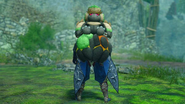 Monster Hunter Rise - Многослойное оружие охотника «Набитый Гарангольм» (силовой клинок) — скриншот 9