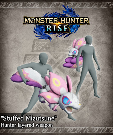 Monster Hunter Rise - &quot;Stuffed Mizutsune&quot; Hunter layered weapon (Heavy Bowgun)