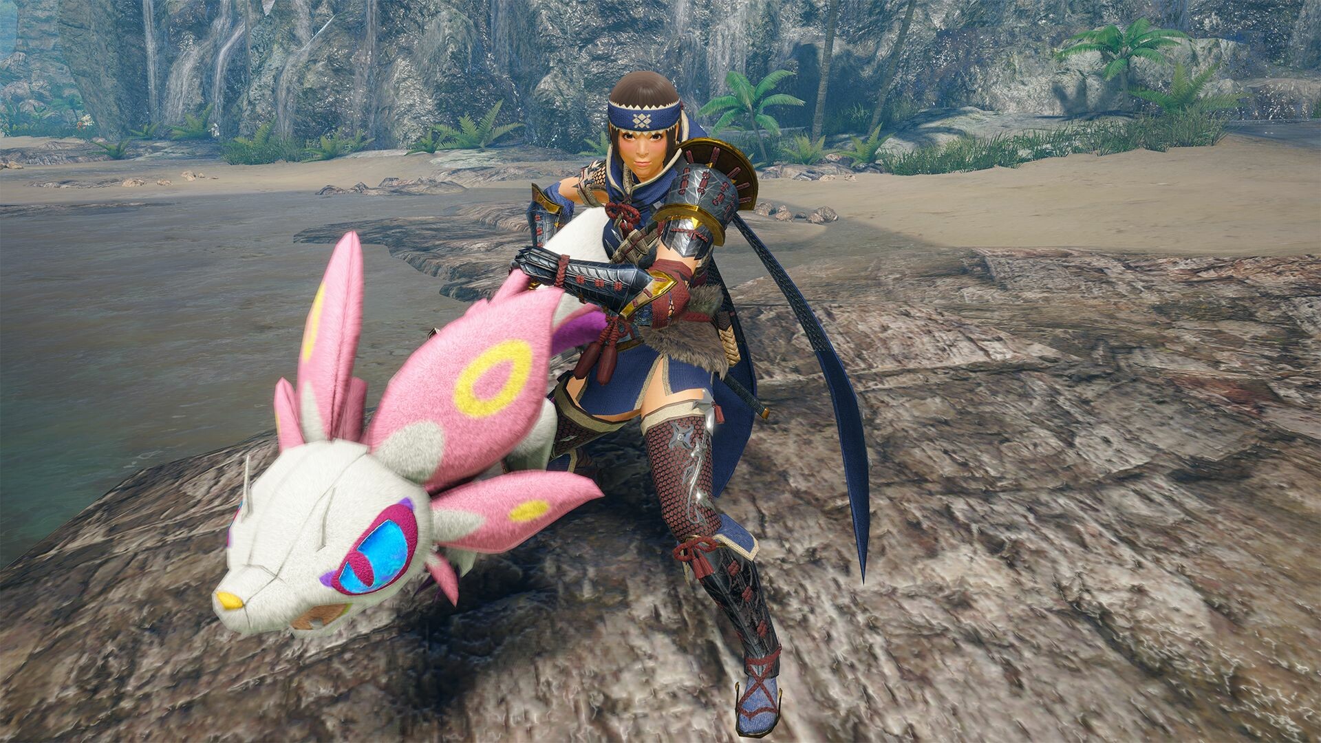 Monster Hunter Rise - "Stuffed Mizutsune" Hunter layered weapon (Heavy Bowgun) Featured Screenshot #1