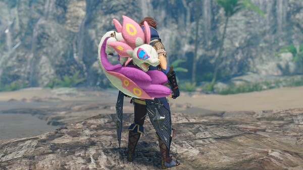Monster Hunter Rise - Многослойное оружие охотника «Набитый Мидзуцунэ» (тяжелое лукорудие) — скриншот 8
