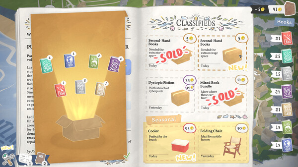 Screenshot z Tiny Bookshop Screenshot z Tiny Bookshop