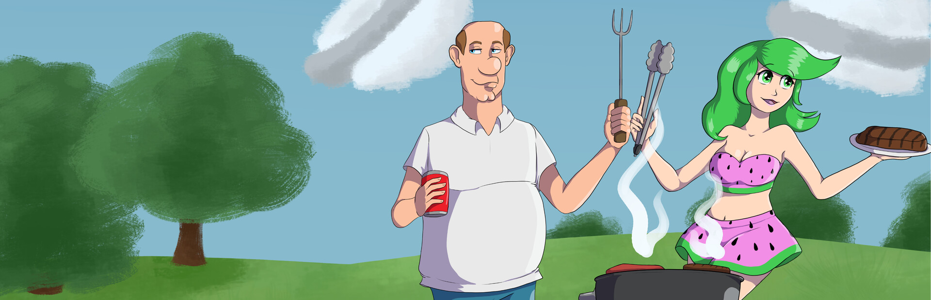 Super Anime Waifu BBQ Simulator