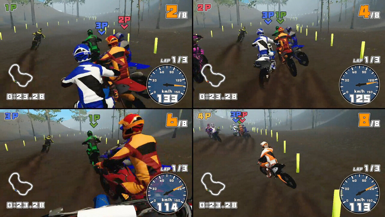 screenshot of エクストリームバイクX 4