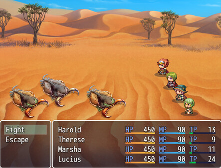 RPG Maker MV - Nemo's Desert Battlers Pack 1