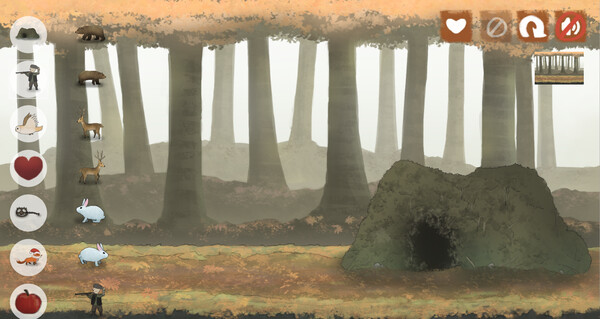 Red Fox and the Four Seasons - Design My Forest 2 screenshot 2