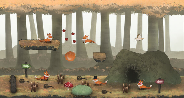 Red Fox and the Four Seasons - Design My Forest 2 screenshot 4