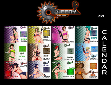 Queeny Army Calendar (Updatable) screenshot 2