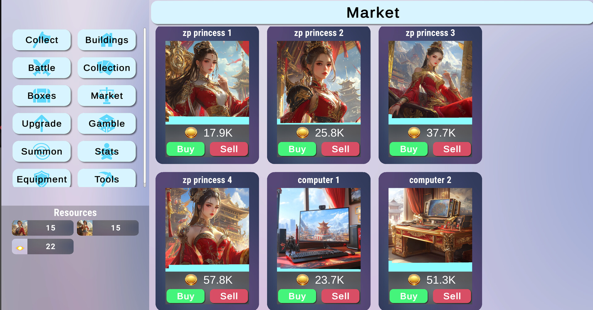 Zodiac Empire TCG screenshot #4