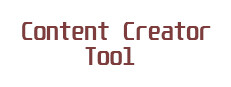 Content creator tool