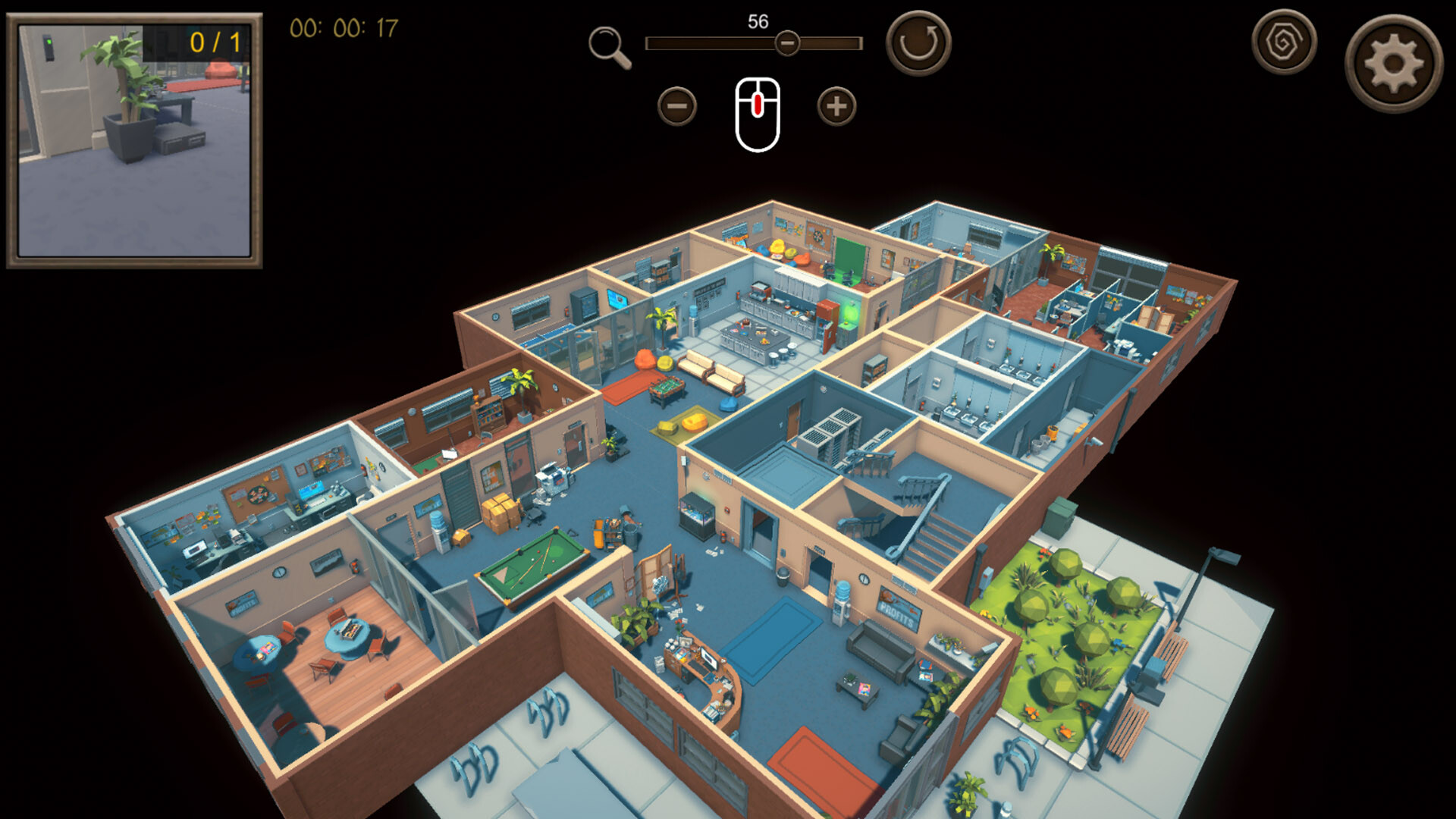 Hidden Office Top-Down 3D Featured Screenshot #1