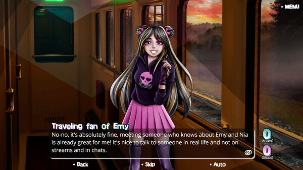 Screenshot z EmyLiveShow: S&M story