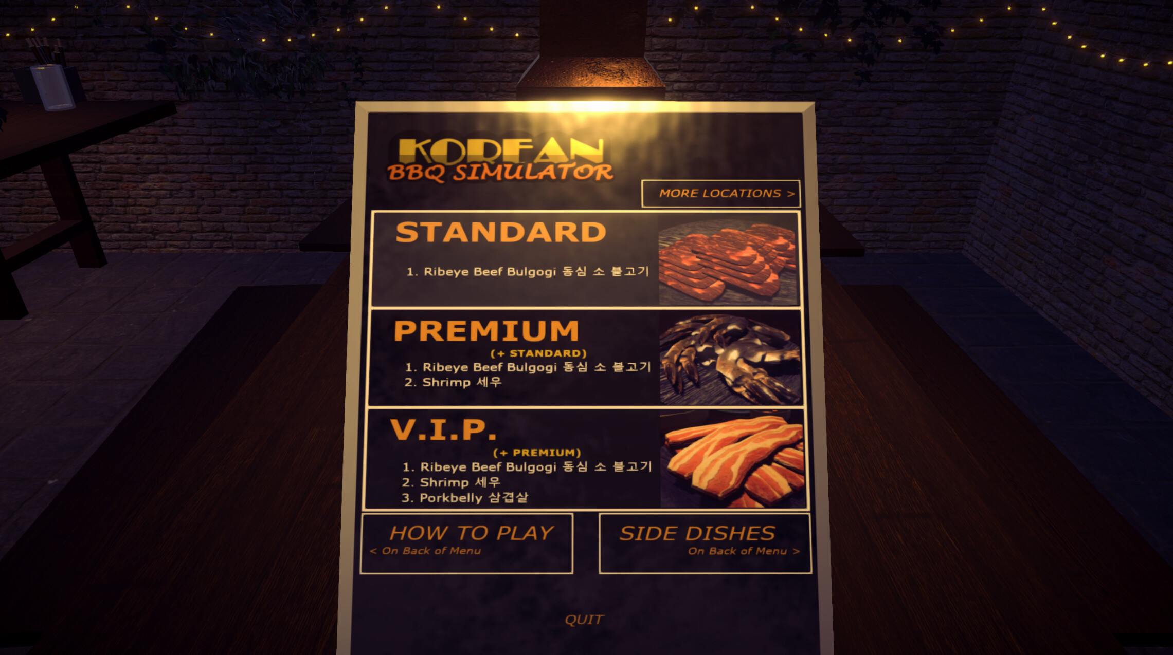 Korean BBQ Simulator